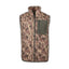 men's old school camo layering vest
