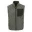 men's gray layering vest for waterfowl hunting