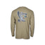 Long sleeve duck hunting t-shirt featuring a flying mallard drake duck by DECOY
