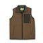 Brown layering vest for hunting
