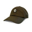 Brown Fireside Relaxed Fit Hat with DECOY embroidered circle logo, front angle, from DECOY