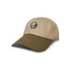 Khaki-Green Fireside Relaxed Fit Hat with DECOY embroidered circle logo, front angle, from DECOY