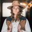 womens felt fedora hat