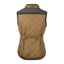 Back view of the Ladies South Creek Vest with adjustable waist tabs and curved hem for a feminine fit