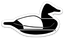 Lee Dudley canvasback decoy logo