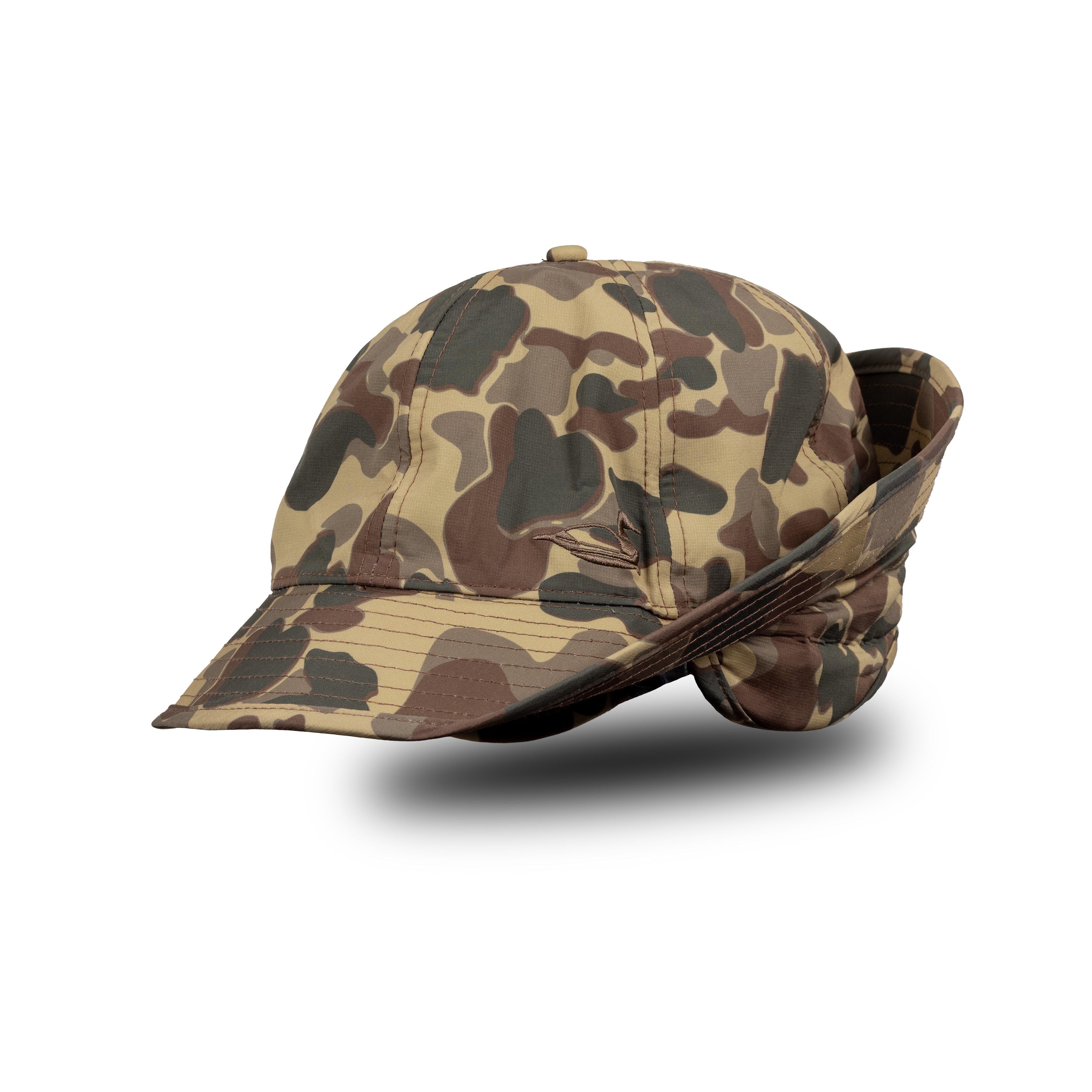 帽子 S lace up hunting cap black FrogSkin Camo Jones Hat – Old School Waterproof Duck Hunting