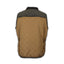 Back view of the Men’s South Creek Vest featuring classic outdoor design and drop-tail hem for added coverage