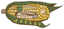 Illustration of a corn cob with leaves and the word 'DECOY' on a white background