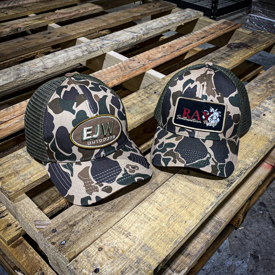 FrogSkin Camo Collection - Vintage Camo Apparel for Duck Hunters